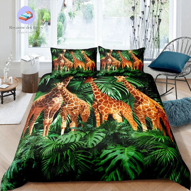 Housse de Couette Girafe Jungle